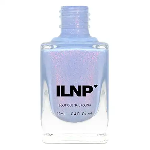 ILNP Rainshower – Pastel Periwinkle Blue Shimmer Nail Polish