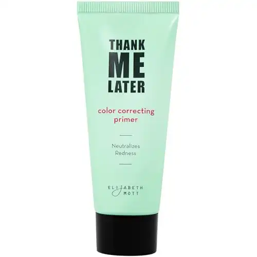 Elizabeth Mott Thank Me Later Color Correcting Face Primer w Niacinamide, Neutralizes Uneven Skin Tone and Facial Redness – Grips Makeup for Long-Lasting Wear and a Hydrating Glow – Cruelt...