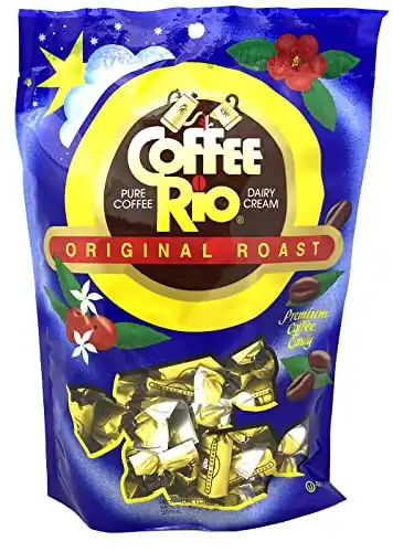 Coffee Rio Original Roast Gourmet Candy 12 Ounce – Premium Coffee Candy Made With Fresh Dairy Cream, Milk and Real Coffee
