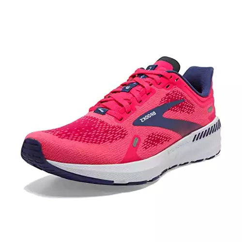 Brooks Women’s Launch GTS 9 Supportive Running Shoe – Pink/Fuchsia/Cobalt – 5.5