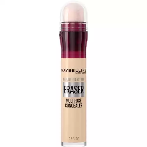 Maybelline Instant Age Rewind Eraser Dark Circles Treatment Multi-Use Concealer, 100, 1 Count (Packaging May Vary)