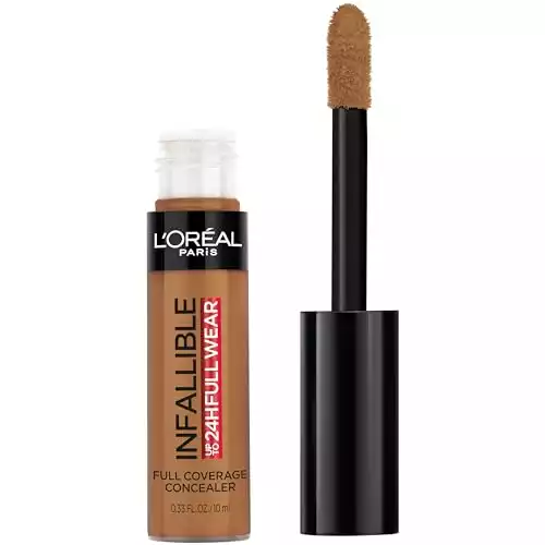 L Oreal Paris Makeup Infallible Full Wear Waterproof Matte Concealer, Full Coverage, Cocoa, 0.33 fl. oz.