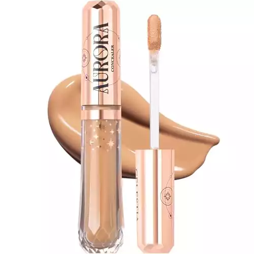 SELESTIA BEAUTY Сoncealer Makeup Blendable & Long-Lasting Under Eye Concealer for Dark Circles Seamless Finish 0.15 Fl Oz (Caramel)