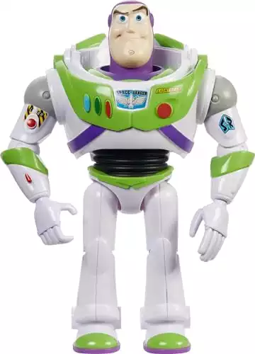 Mattel Disney and Pixar Toy Story Buzz Lightyear Large Action Figure, Posable with Authentic Detail, Toy Collectible, 12 inch Scale