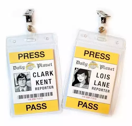 Press Pass Badge for Lois and Clark Costumes