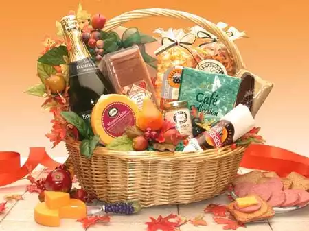 Thanksgiving Gourmet Fall Gift Basket